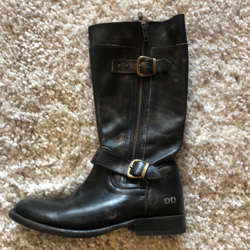 Genuine leather boots